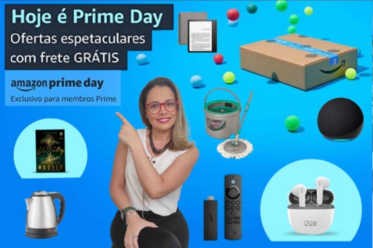 Prime Day Amazon! Começa hoje com descontos incríveis para você economizar!