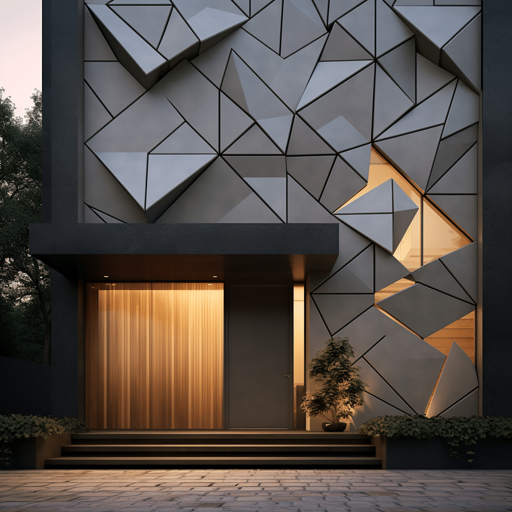 Muros Modernos: Transforme a Estética da Sua Casa 4 muro moderno
