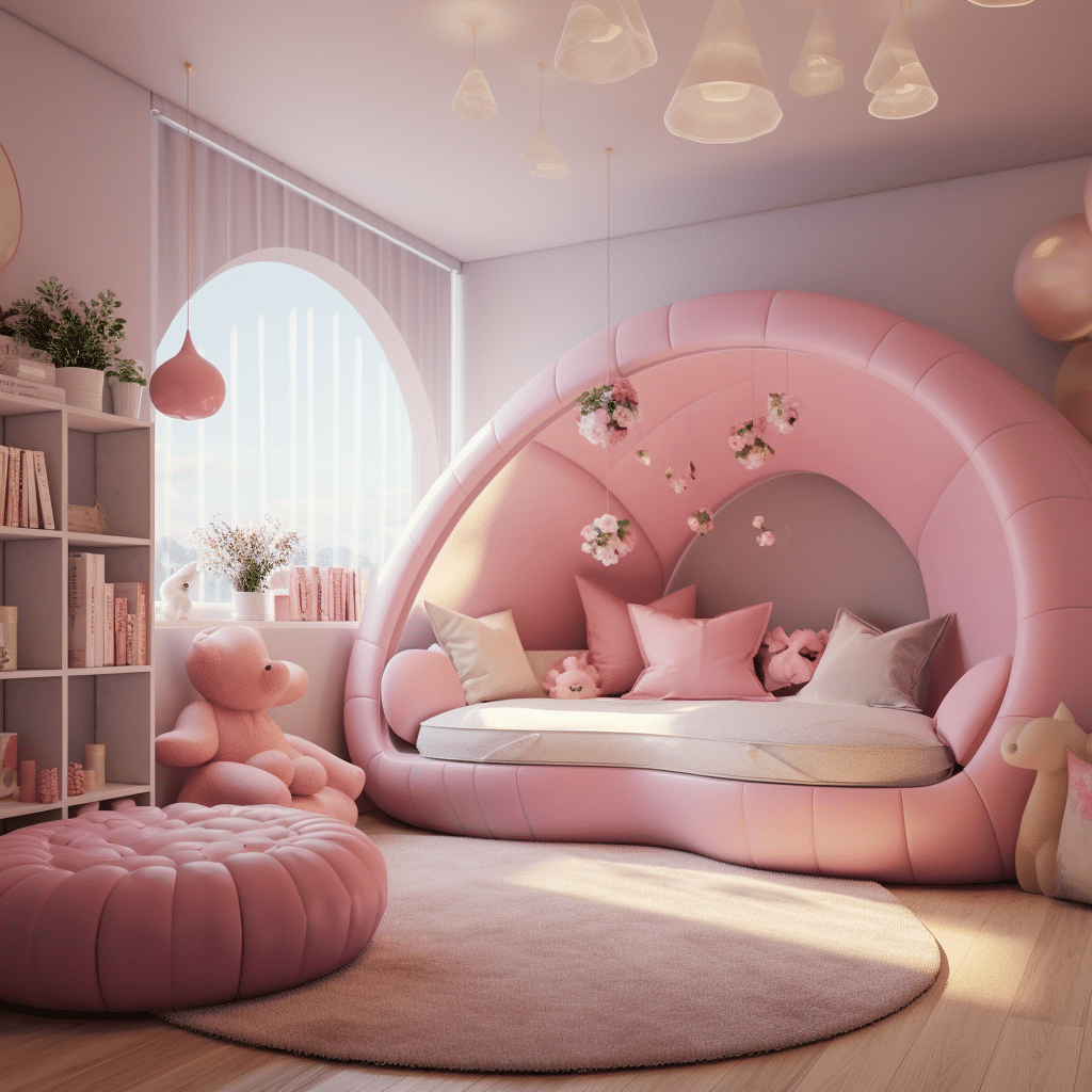 quarto de bebê feminino