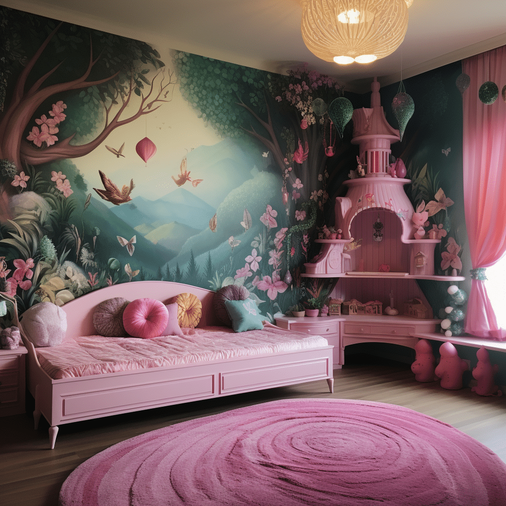 quarto de bebê feminino