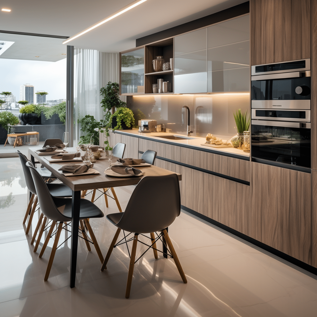 De Madeira a Porcelanato: Os Pisos que Estão em Alta nas Cozinhas Modernas! 2 De Madeira a Porcelanato Os Pisos que Estão em Alta nas Cozinhas Modernas