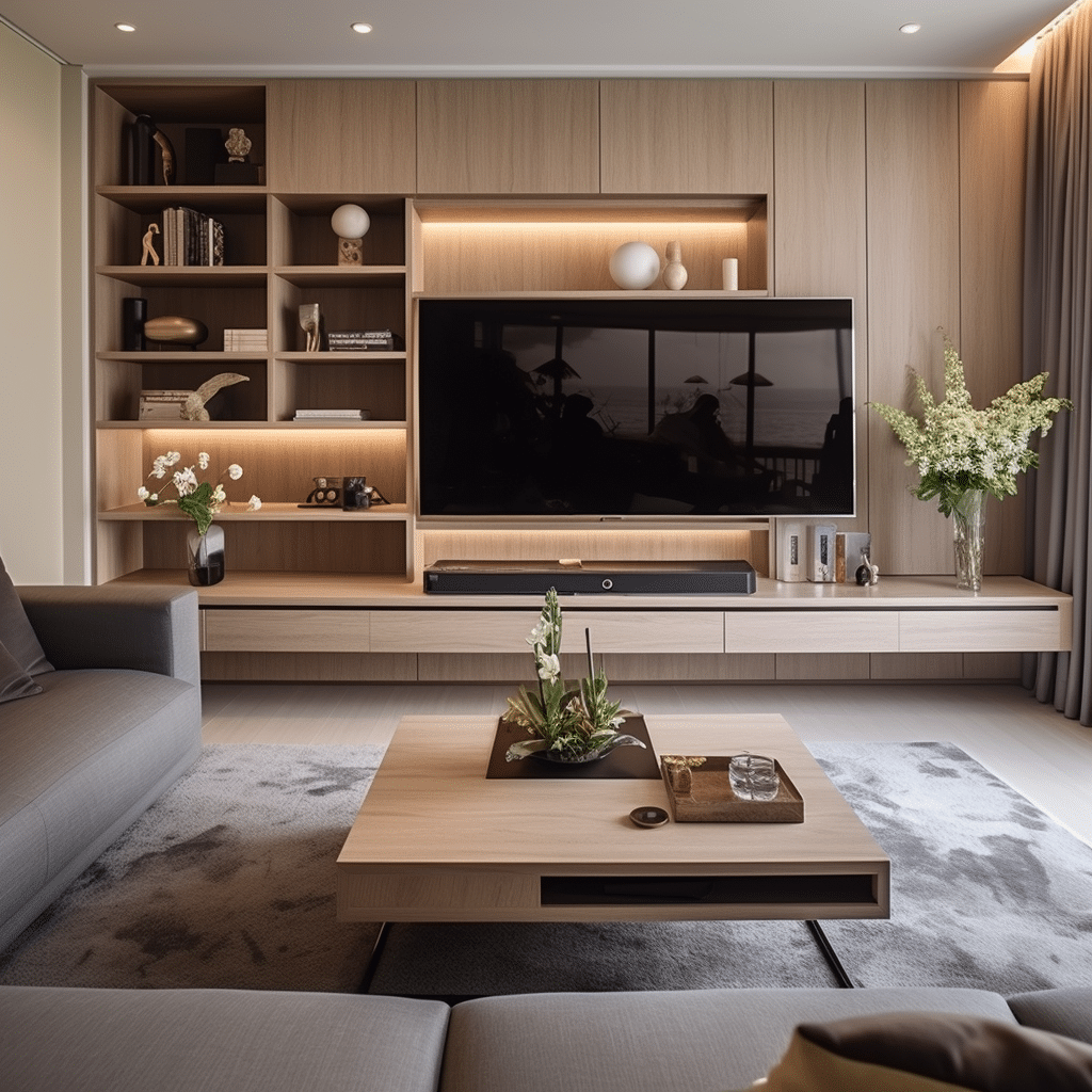 Transformando Sua Sala Grande em Dois Ambientes: Dicas para Sala de TV e Sala de Estar 4 Guia de Decoração Econômica para Sala de TV Pequena!