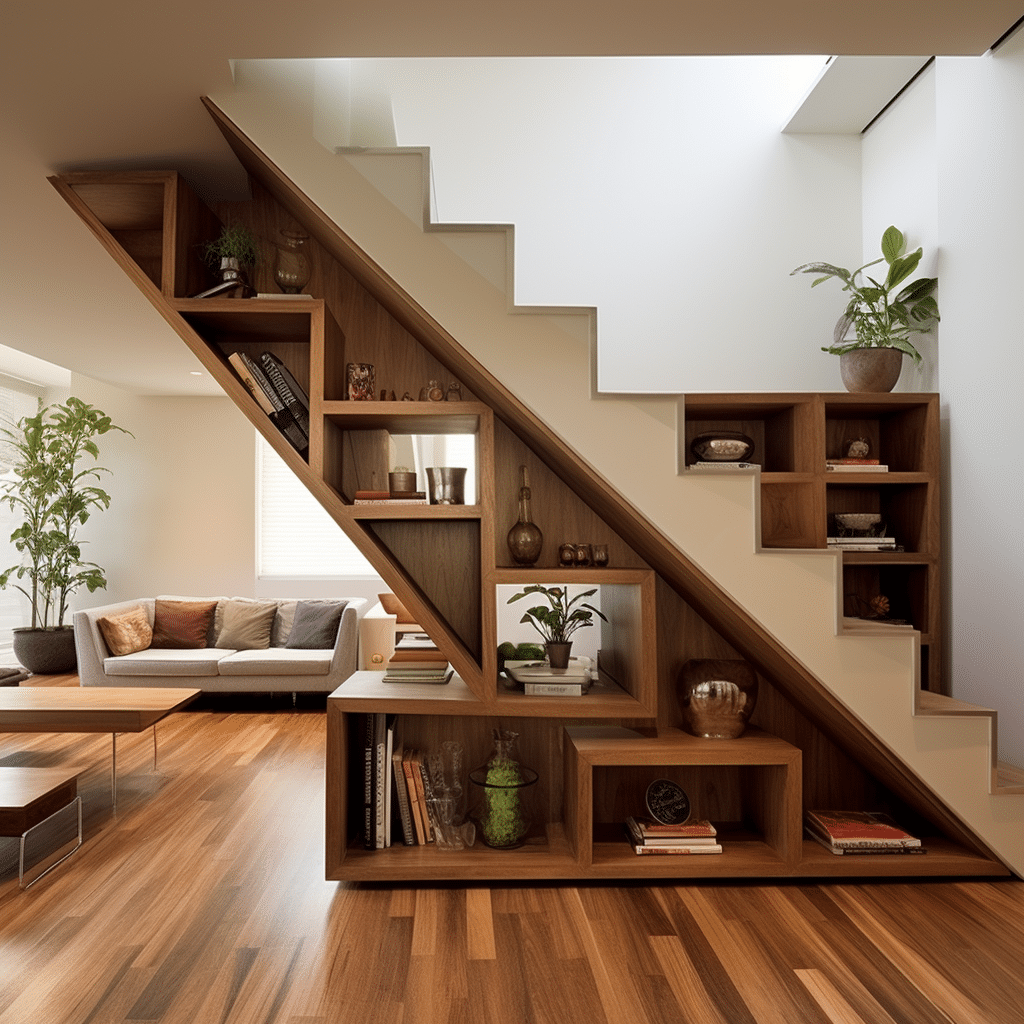Transformando o Espaço Embaixo da Escada: Decoração Charmosa e Econômica. 1 decoração embaixo da escada