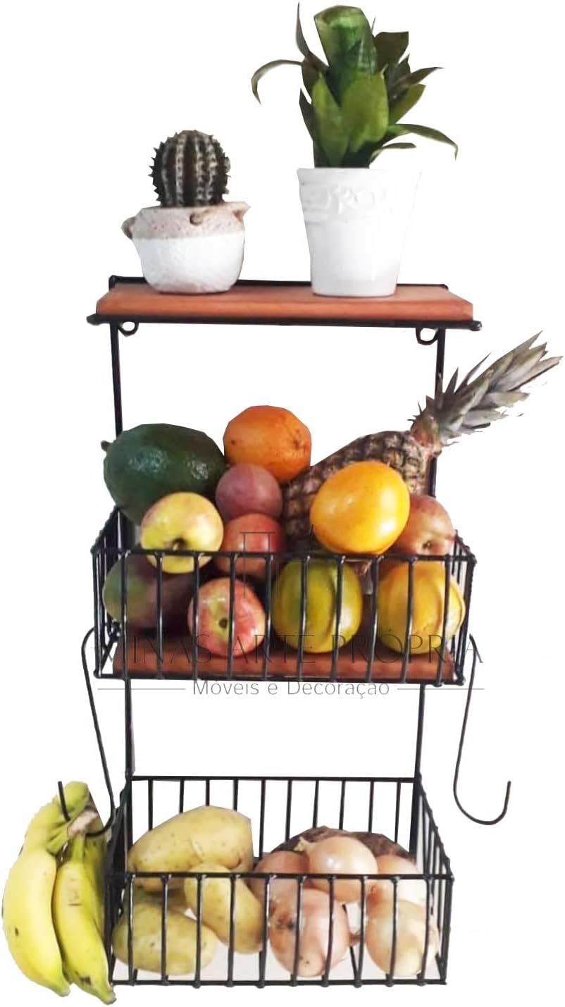 Fruteira de Parede: 7 Modelos para Decorar com a Beleza das Frutas! 5 Fruteira de Parede: 7 Modelos para Decorar com a Beleza das Frutas!