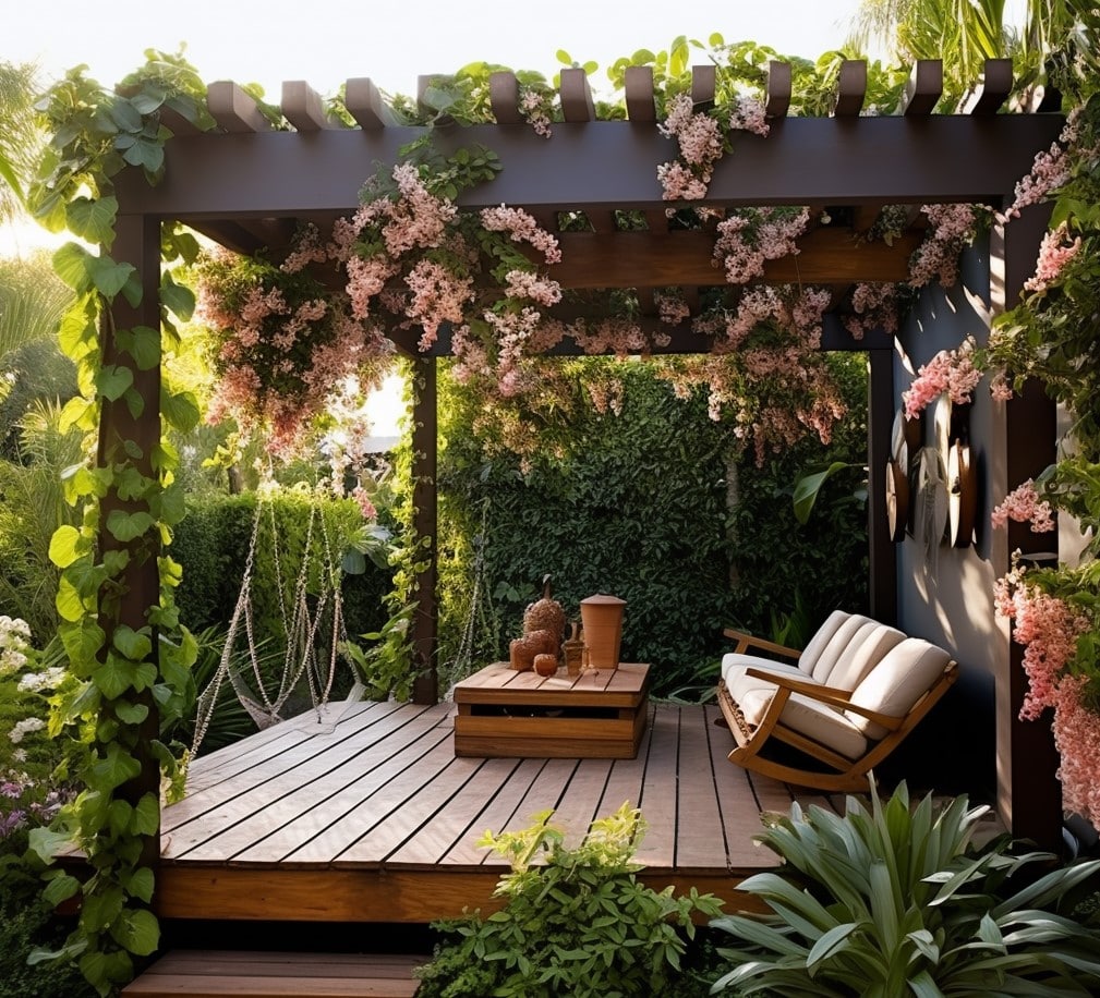 Pergolado de Eucalipto: Durabilidade e Estilo para seu Jardim. 3 Pergolado de Eucalipto: Durabilidade e Estilo para seu Jardim.