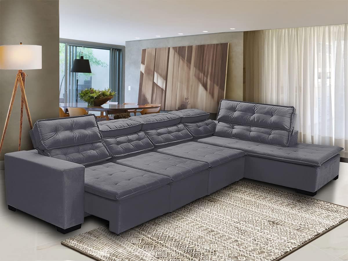 Versatilidade em Forma: A Proposta Funcional e Estética do Sofá em L na Decoração! 4 Versatilidade em Forma: A Proposta Funcional e Estética do Sofá em L na Decoração!