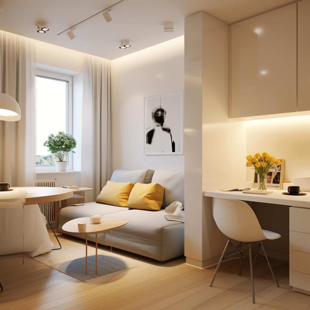 Aproveitando espaços: transforme sua casa com menos de 100 metros quadrados em um ambiente moderno e funcional. 4 Aproveitando espaços: transforme sua casa com menos de 100 metros quadrados.