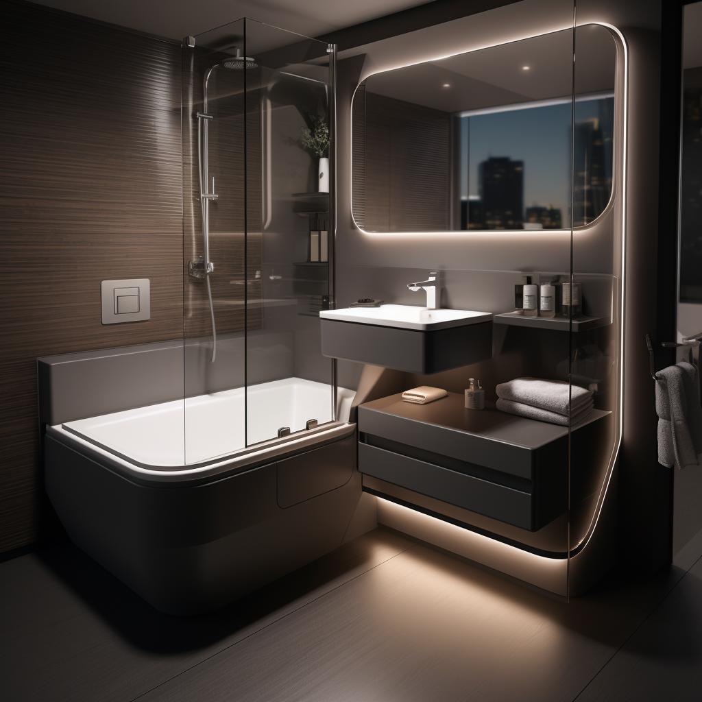 Descubra novas soluções inovadoras para um banheiro compacto: otimize seu espaço com inteligência e estilo. 4 Banheiro compacto: soluções inovadoras para otimizar seu espaço