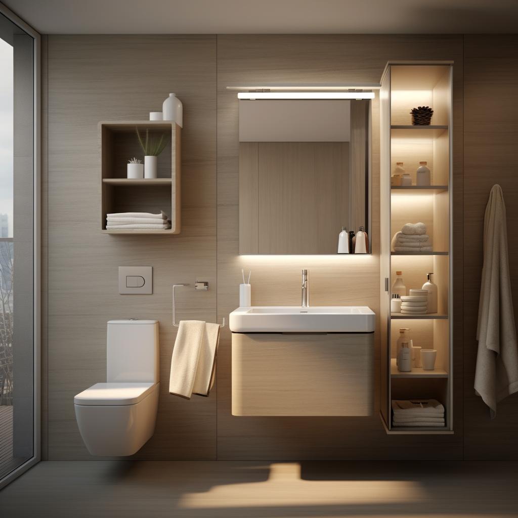 Descubra novas soluções inovadoras para um banheiro compacto: otimize seu espaço com inteligência e estilo. 1 Banheiro compacto: soluções inovadoras para otimizar seu espaço