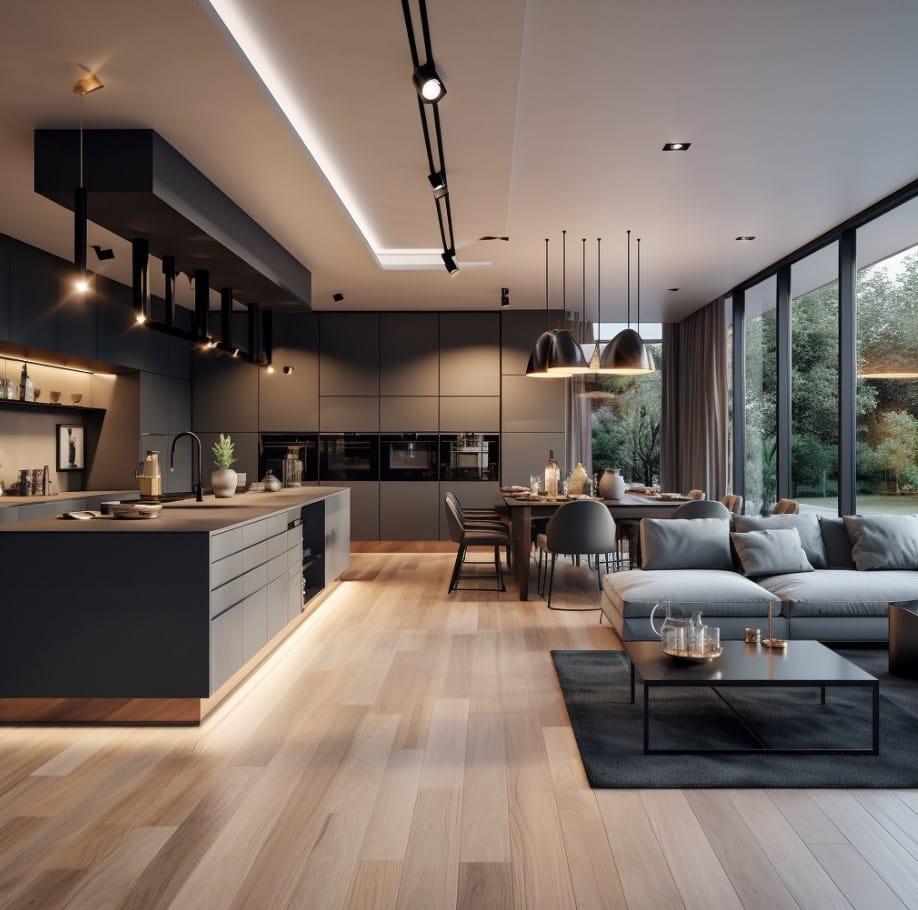 5 Formas Inovadoras de Integrar Sala e Cozinha em Casas Modernas. 1 5 Formas Inovadoras de Integrar Sala e Cozinha em Casas Modernas.