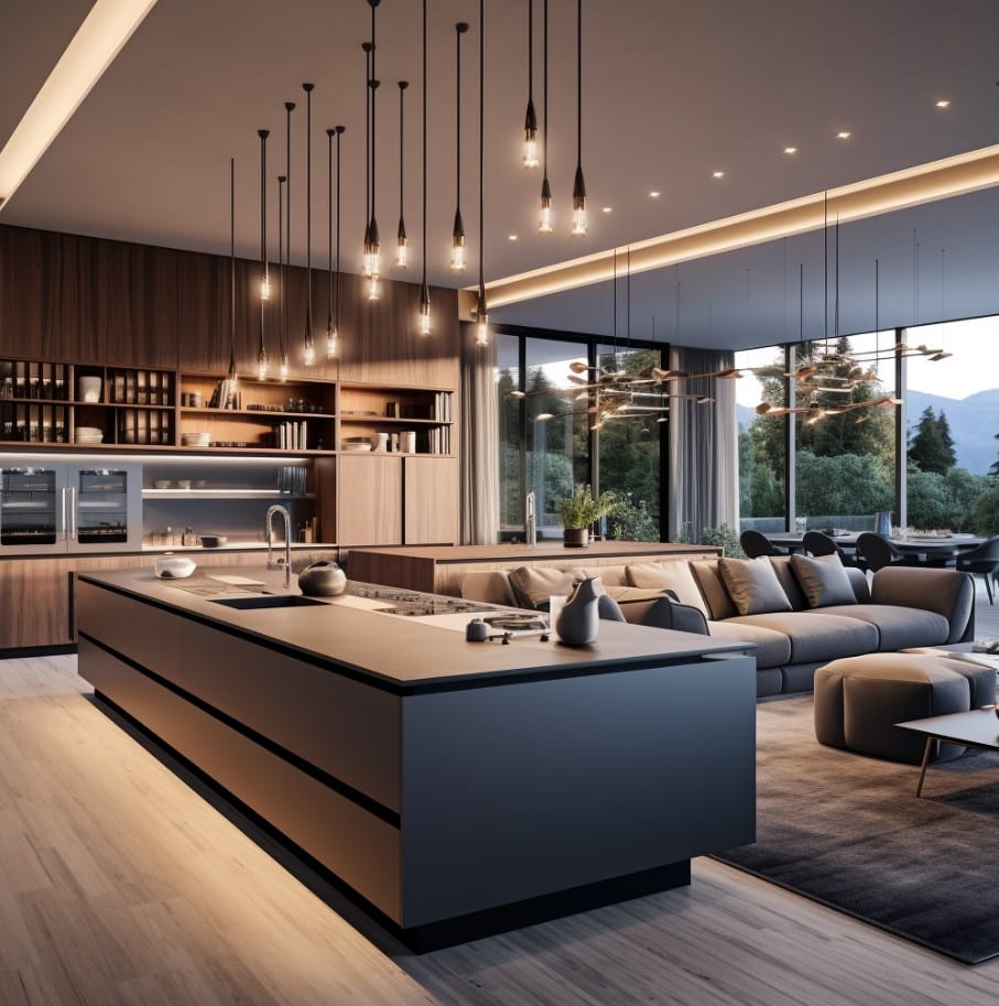 5 Formas Inovadoras de Integrar Sala e Cozinha em Casas Modernas. 4 5 Formas Inovadoras de Integrar Sala e Cozinha em Casas Modernas.