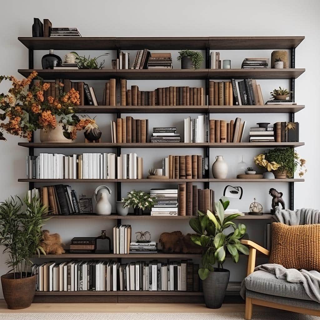 Organize seus livros com estilo na estante de livros: saiba como manter sua biblioteca em perfeita ordem 4 estante de livros