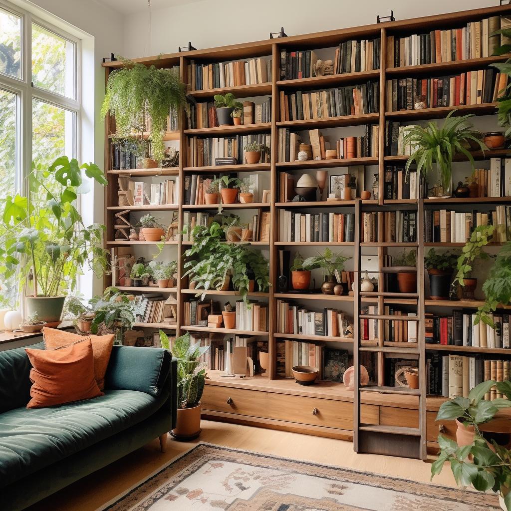 Organize seus livros com estilo na estante de livros: saiba como manter sua biblioteca em perfeita ordem 1 estante de livros