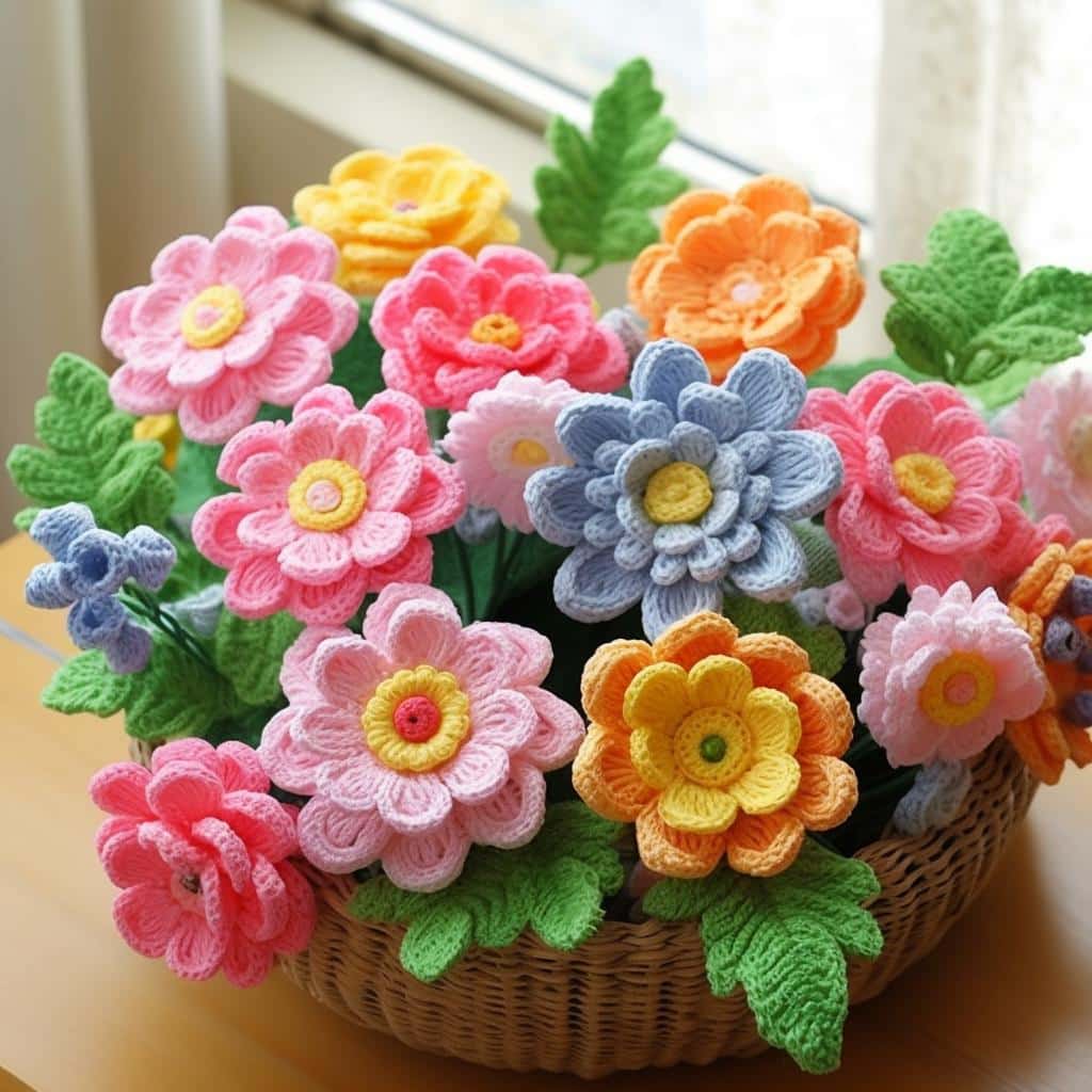 Flor de Crochê: 10 Ideias Criativas para Decorar sua Casa 1 flor de crochê