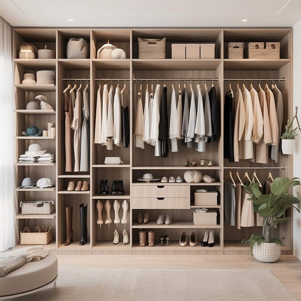 Guarda-roupa planejado: ideias inovadoras para otimizar seu espaço e deixar seu quarto incrível.