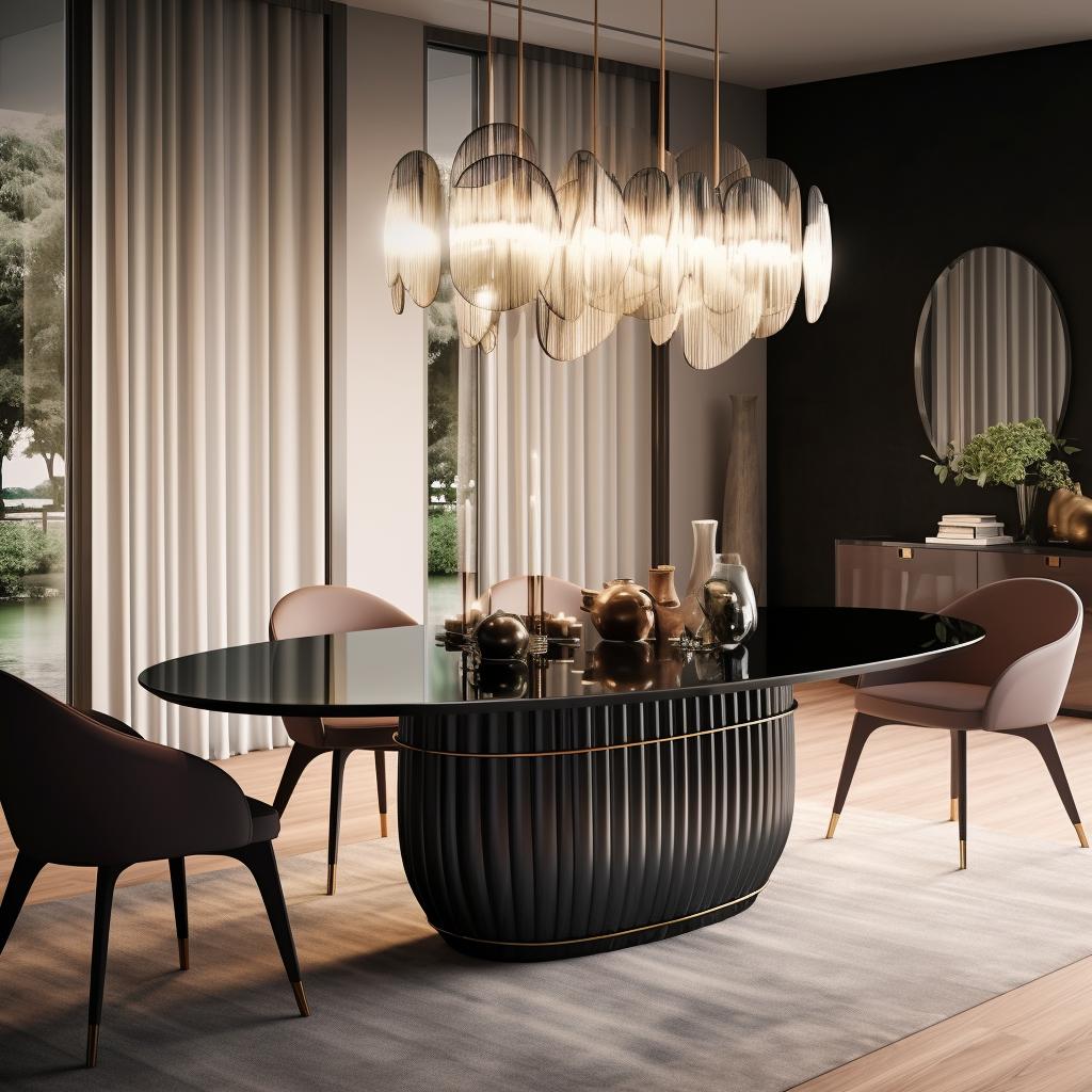 Mesa Oval: Descubra como Transformar seu Ambiente com Estilo e Praticidade. 1 mesa oval