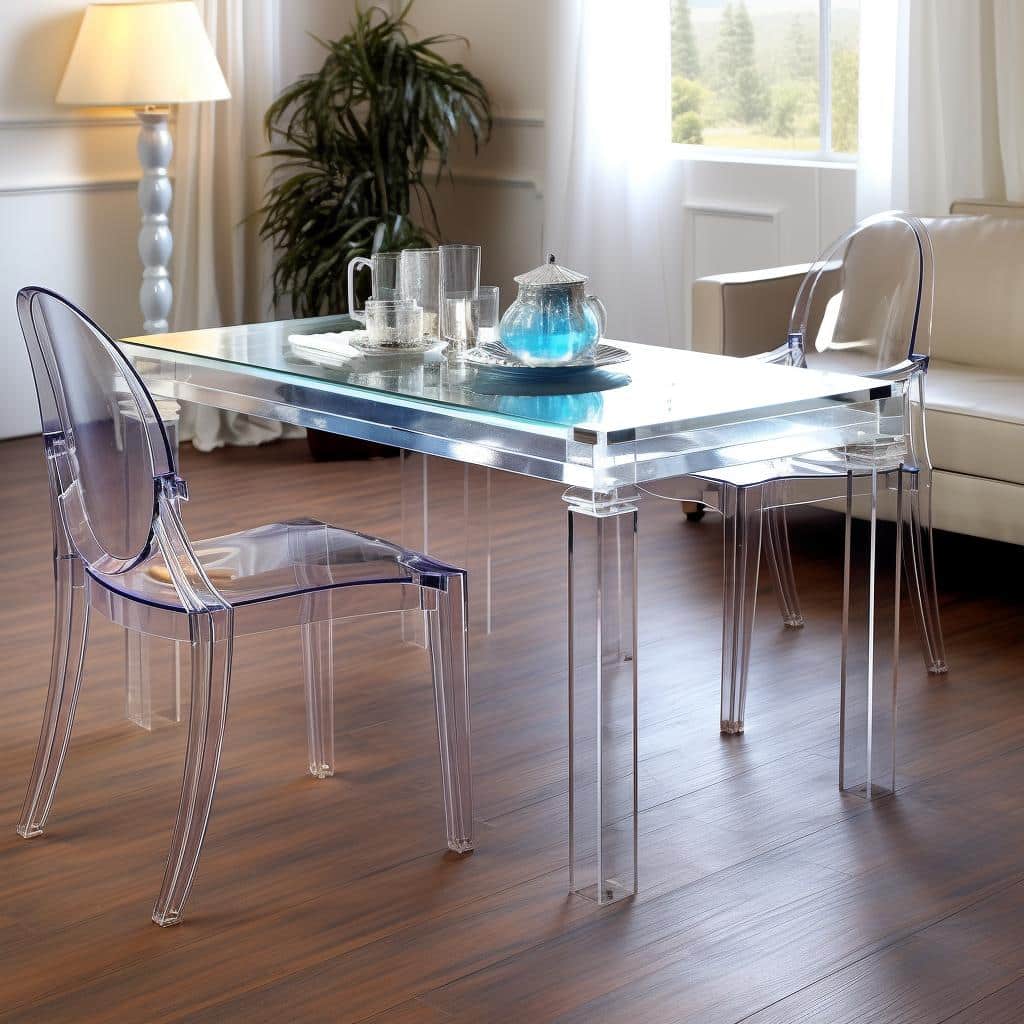 Móveis acrílicos transparentes: a elegância e versatilidade que você precisa! 3 móveis acrílicos transparentes