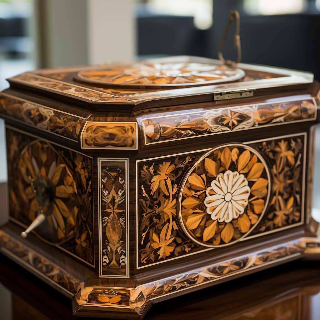 Móveis em Marchetaria: Beleza e Elegância em Cada Detalhe 2 móveis em marchetaria