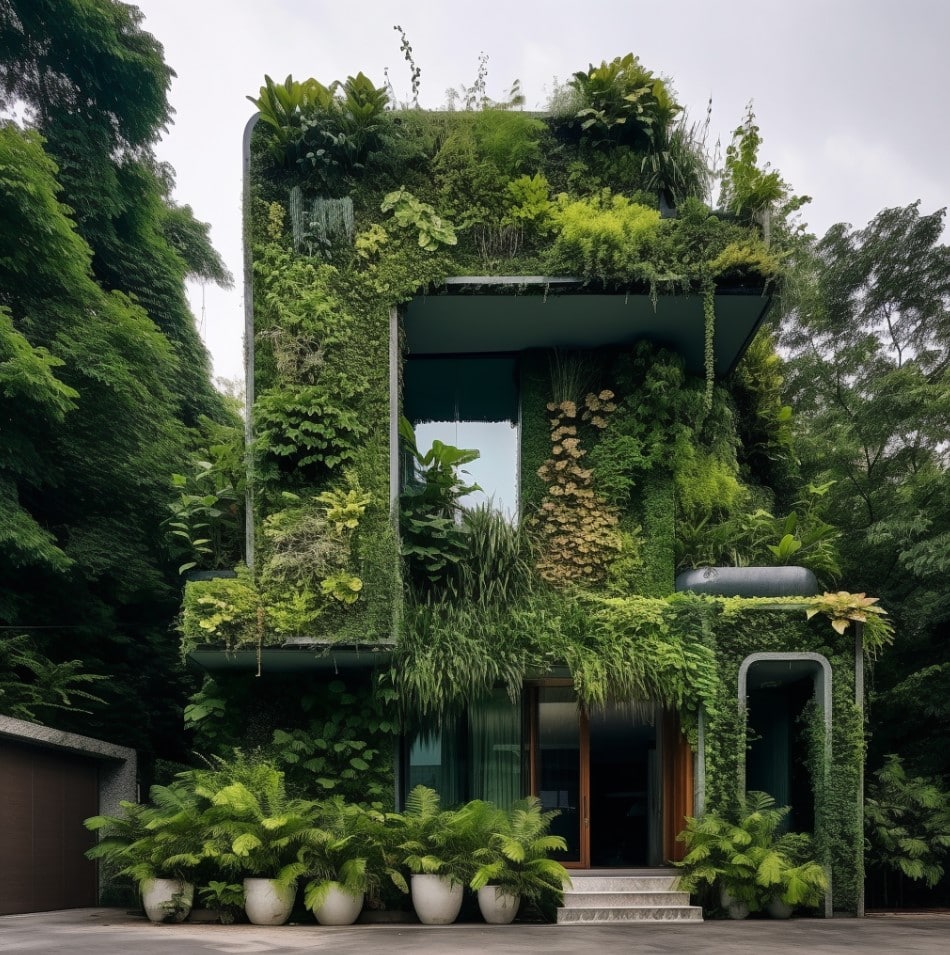 Muros com Vegetação: Como Integrar Natureza e Modernidade. 2 Muros com Vegetação: Como Integrar Natureza e Modernidade.
