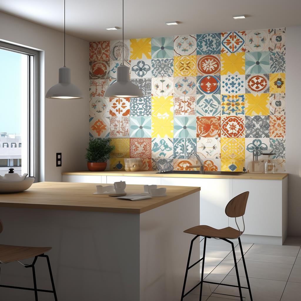 pastilhas adesivas na decoração