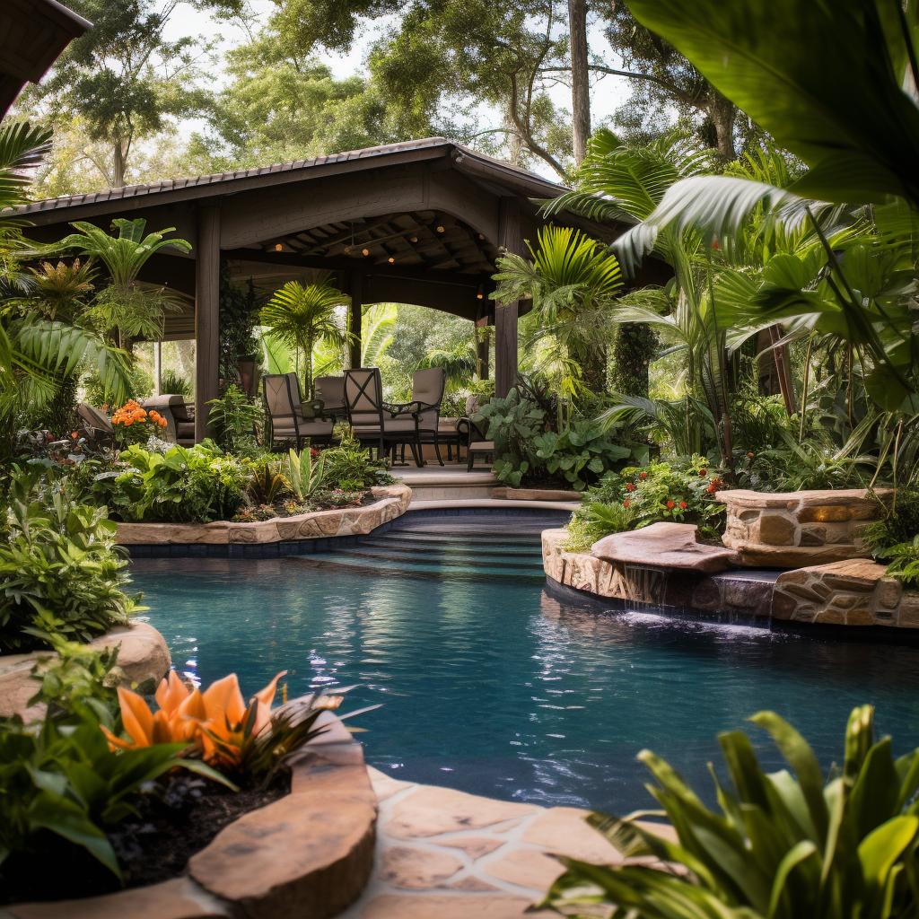 plantas para piscina