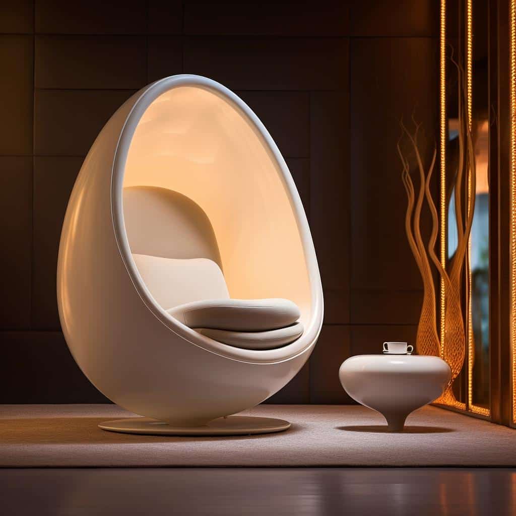 Aconchego e estilo: Transforme seus ambientes com a poltrona Egg. 3 poltrona egg ambientes