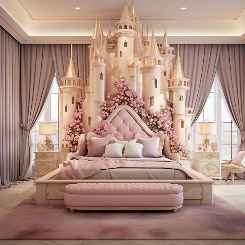 Transforme o Quarto de Princesa da sua Filha em um Conto de Fadas. 2 quarto de princesa