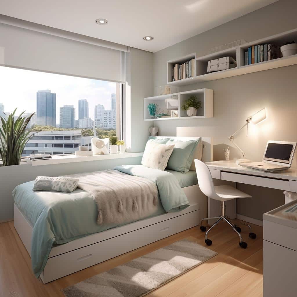 Quarto de Solteiro Decorado: 5 Ideias Para Personalizar Seu Espaço! 4 quarto de solteiro decorado