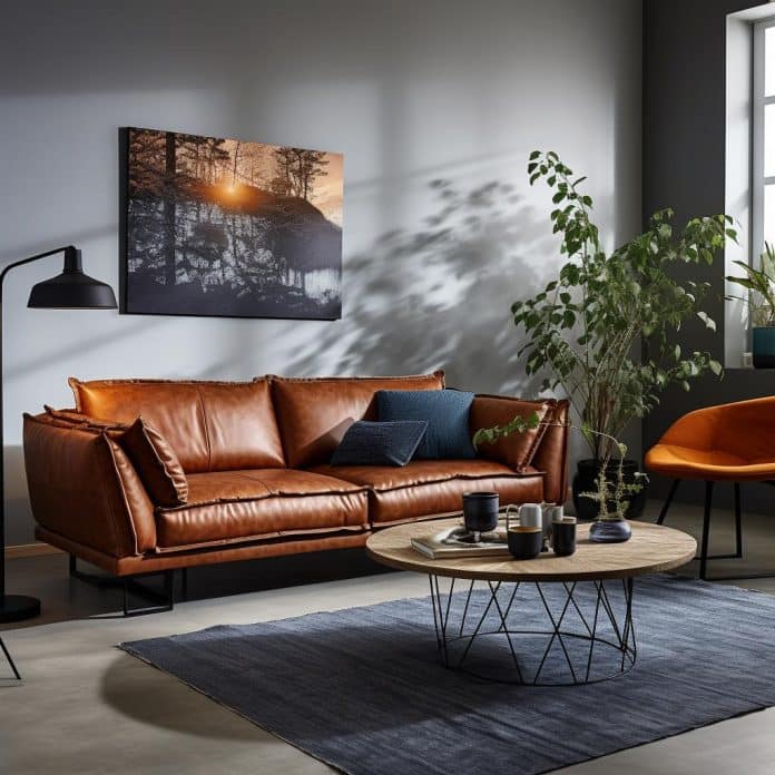 Sofá de couro: Dicas práticas para escolher o modelo perfeito para a sua sala.