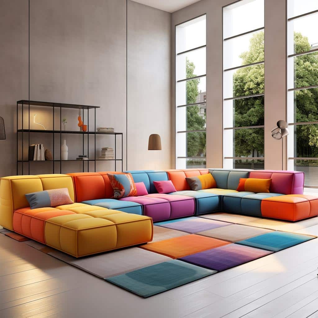 Criatividade e versatilidade: A revolução do sofá modular na decoração da sua casa! 3 Criatividade e versatilidade: A revolução do sofá modular na decoração da sua casa