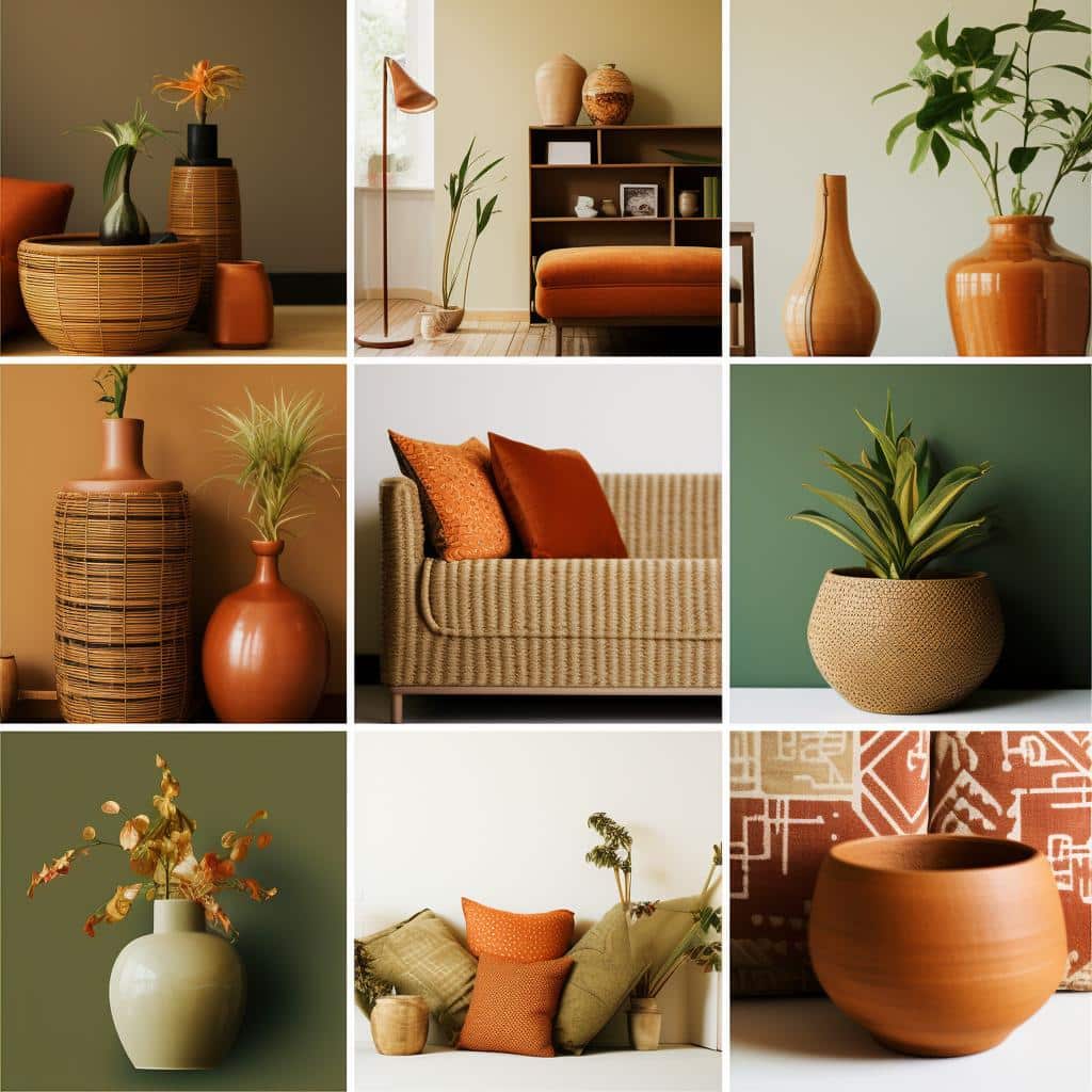 Como usar tons terrosos na decoração: dicas criativas e úteis 4 tons terrosos na decoração