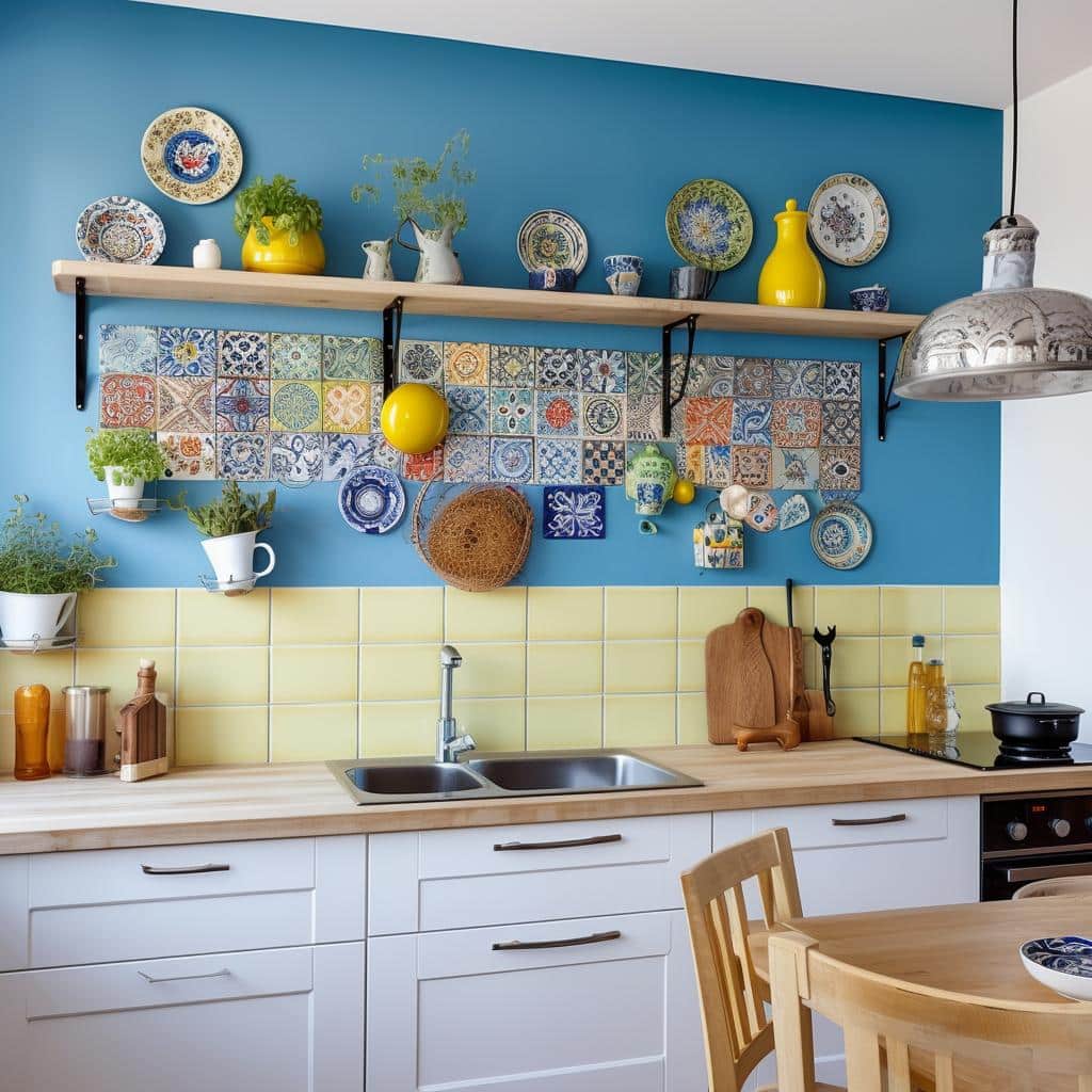 Dicas criativas para decorar a parede da sua cozinha: Transforme seu espaço em um lugar único e funcional.