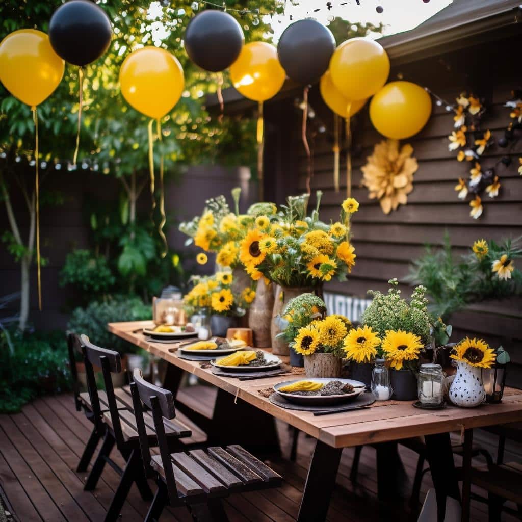 5 ideias criativas para decorar sua festa com o tema Girassóis e encantar seus convidados. 1 5 ideias para decoração de festa com o tema Girassóis.