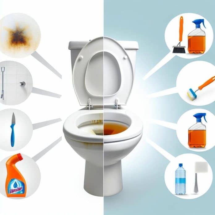 Sem usar água sanitária: como tirar ferrugem do fundo do vaso sanitário?