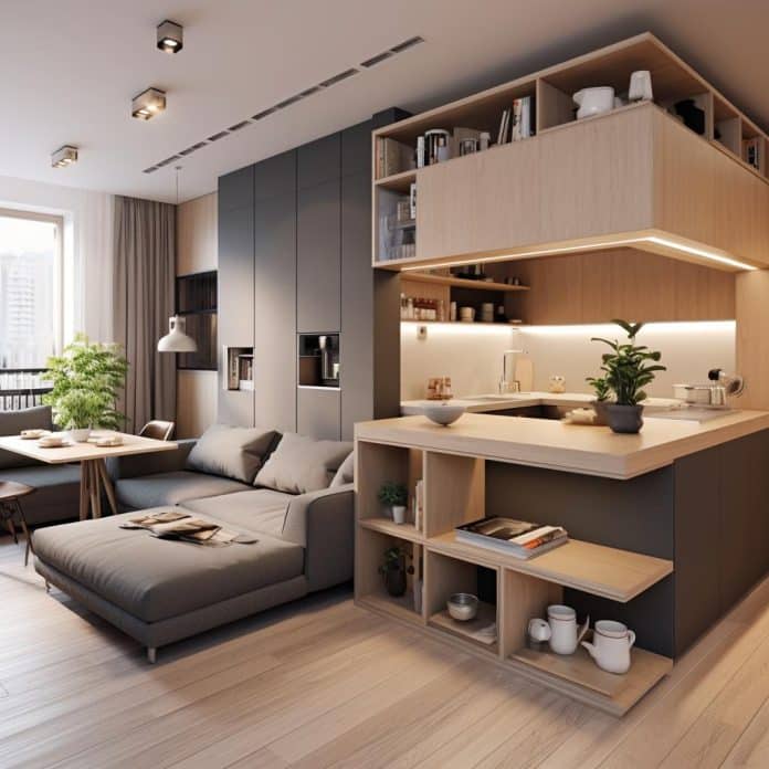 apartamento pequeno e confortável