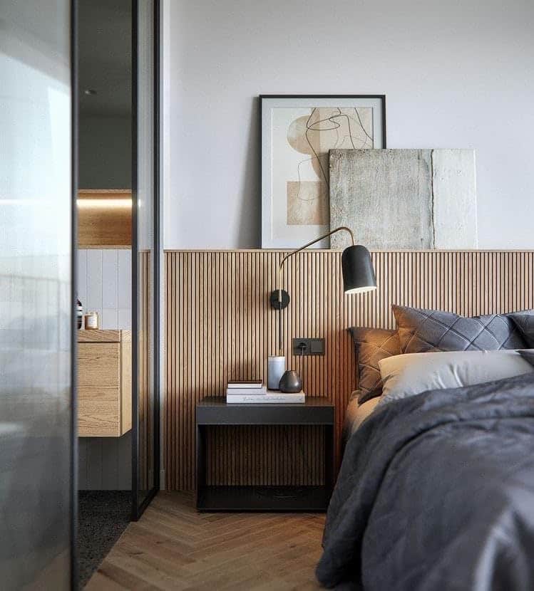 Cabeceira Ripada: 5 Ideias Para Modernizar e Aconchegar Seu Quarto. 13 Cabeceira Ripada: 5 Ideias Para Modernizar e Aconchegar Seu Quarto.