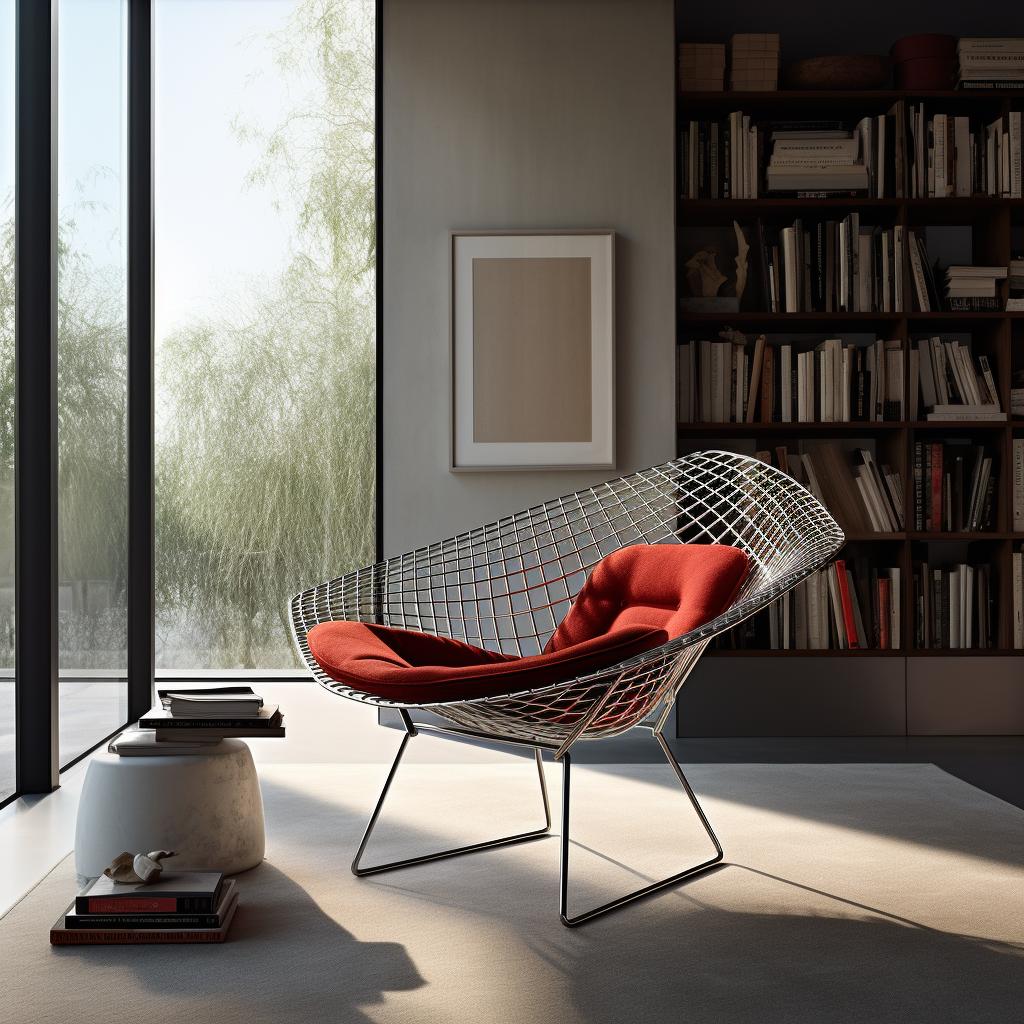 Cadeira Bertoia: 5 Ideias Para Incorporar Este Ícone do Design em Sua Decoração. 4 cadeira bertoia