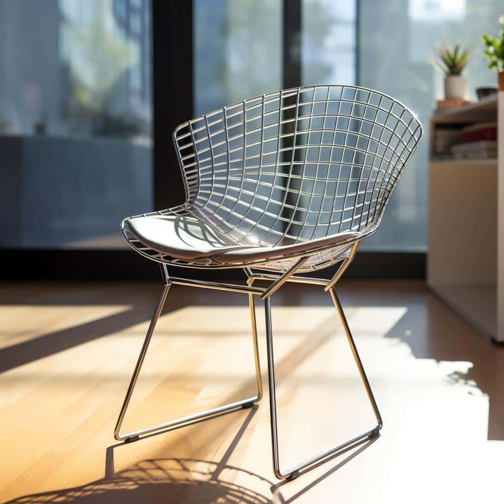 Cadeira Bertoia: 5 Ideias Para Incorporar Este Ícone do Design em Sua Decoração. 1 cadeira bertoia