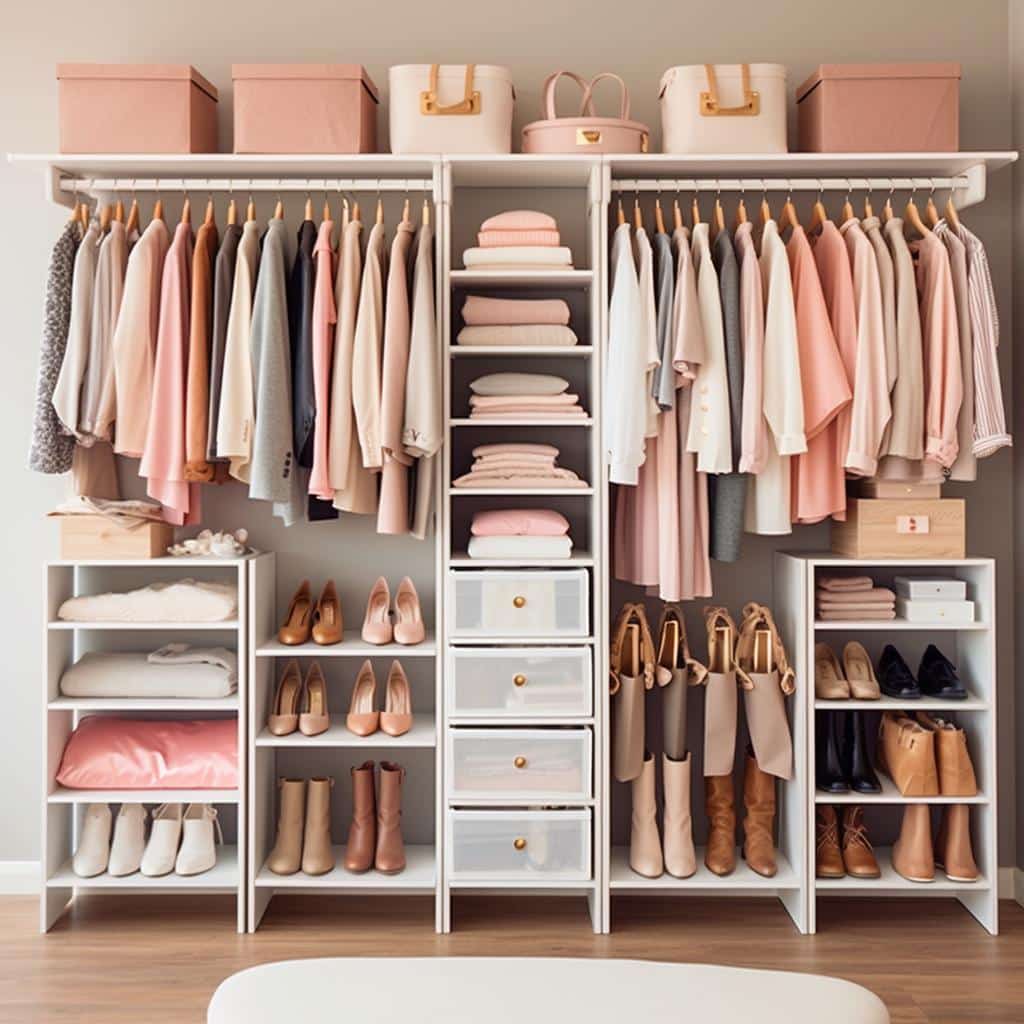 Closet Feminino: 5 Ideias Para Organizar E Decorar Com Estilo