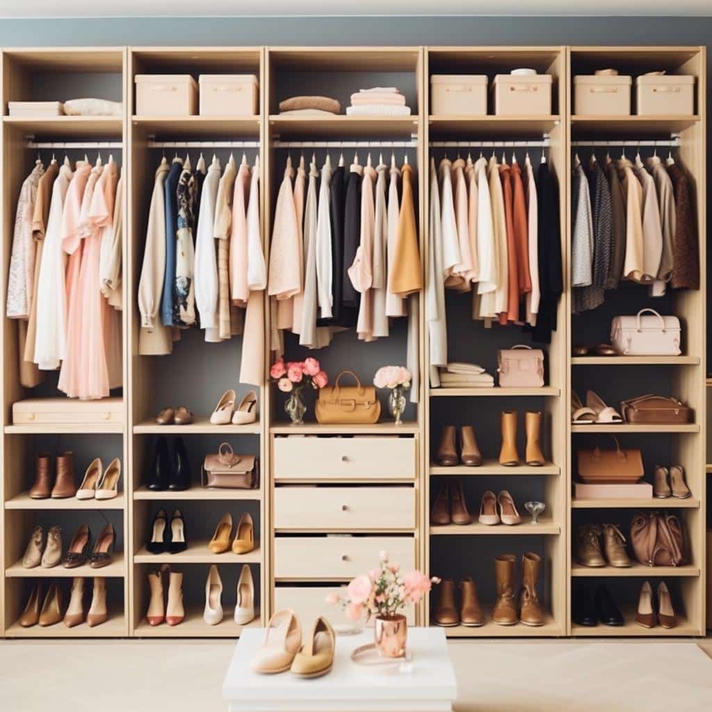 Closet Feminino: 5 Ideias Para Organizar E Decorar Com Estilo