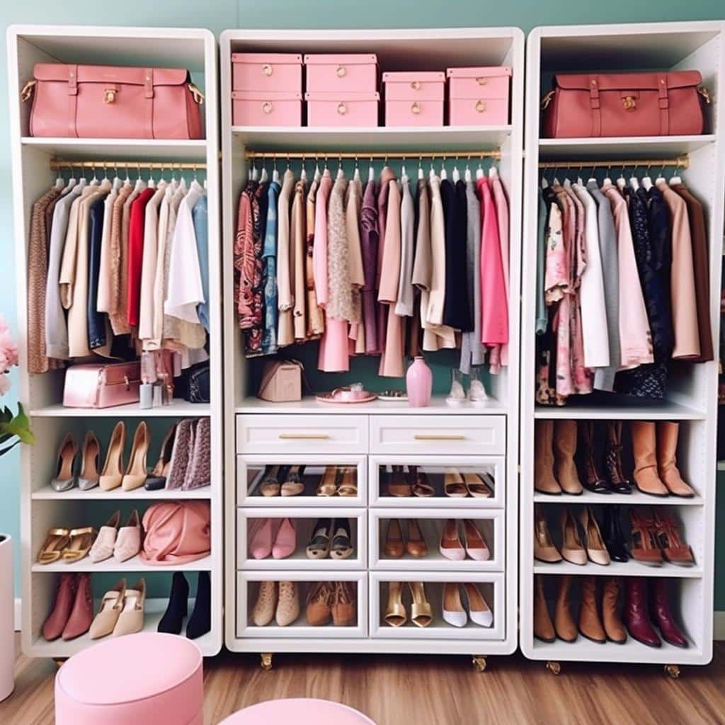 Closet Feminino: 5 Ideias Para Organizar E Decorar Com Estilo