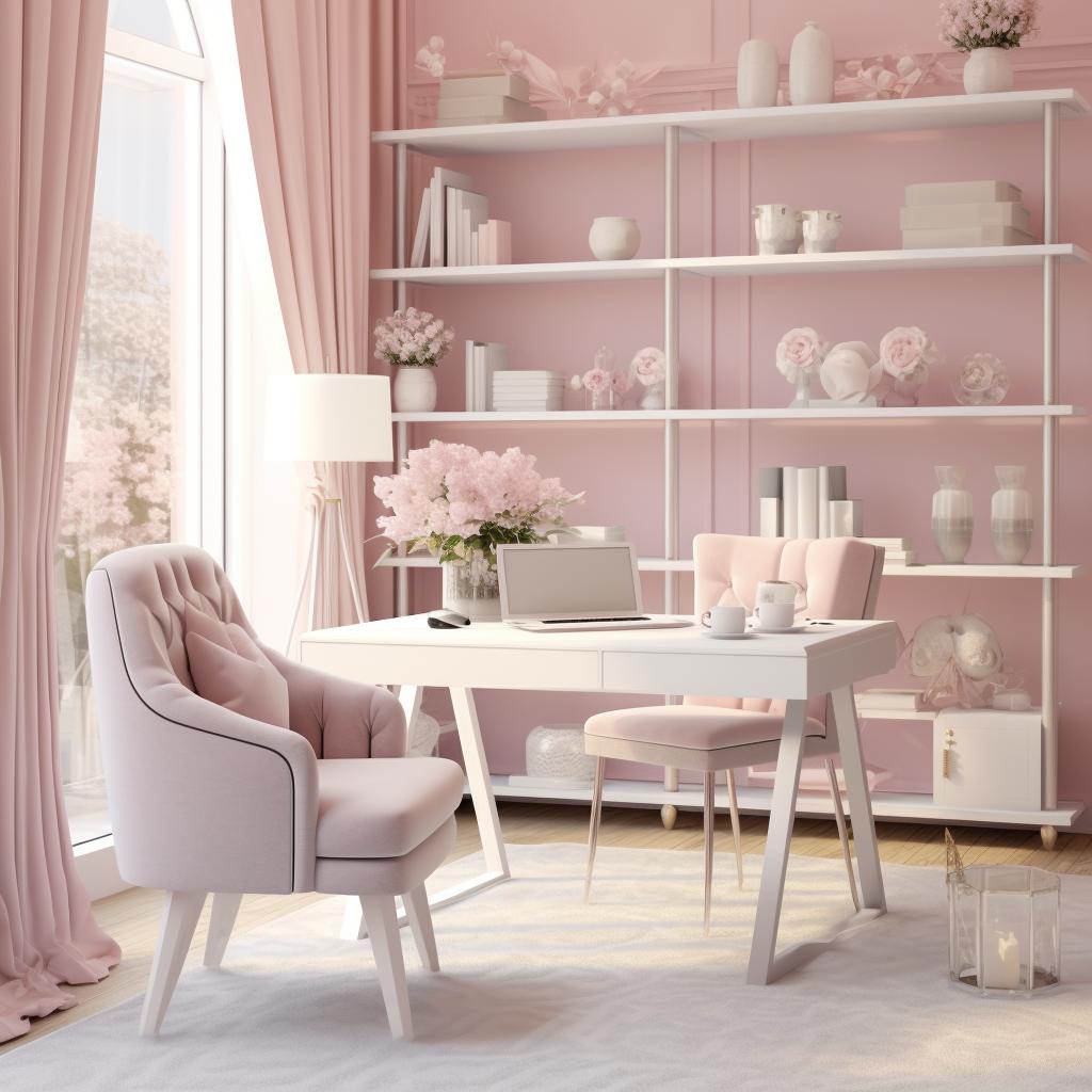 Decoração de Escritório Feminino: 5 Sugestões para Inspirar Produtividade 1 decoracao de escritorio feminino