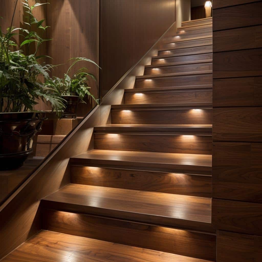 escadas de madeira