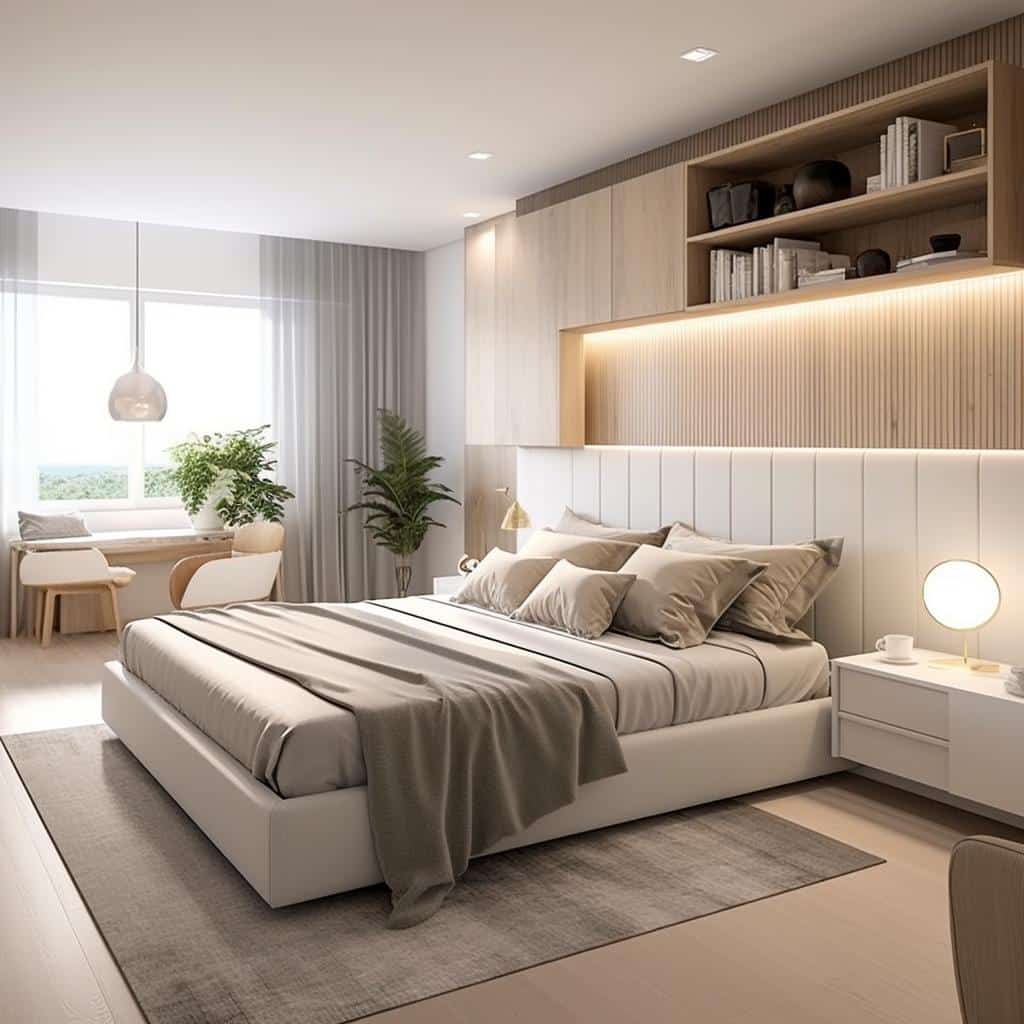 5 Ideias de Quarto de Casal Planejado para Ampliar Espaços. 4 quarto de casal planejado