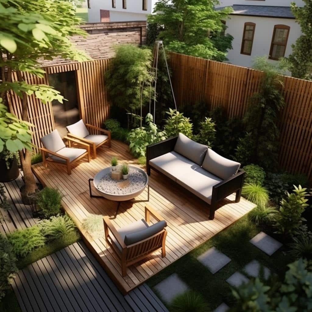 Quintal Pequeno e Decorado: 14 Ideias para Valorizar Seu Espaço Externo! 4 quintal pequeno e decorado