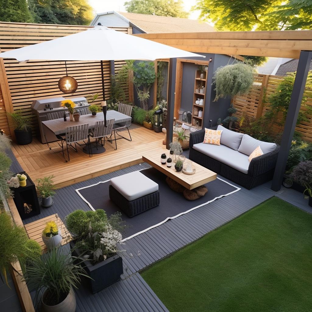 Quintal Pequeno e Decorado: 14 Ideias para Valorizar Seu Espaço Externo! 2 quintal pequeno e decorado