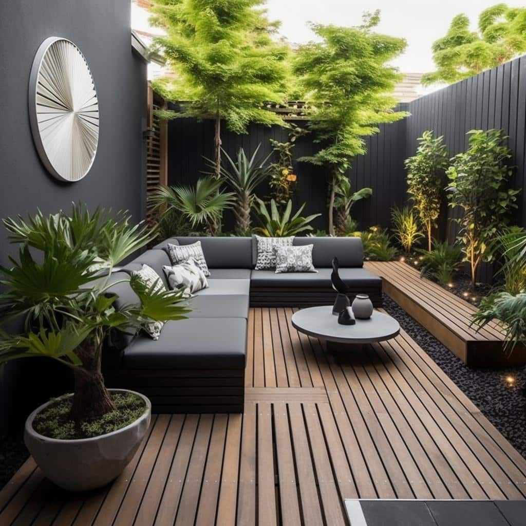 Quintal Pequeno e Decorado: 14 Ideias para Valorizar Seu Espaço Externo! 1 quintal pequeno e decorado