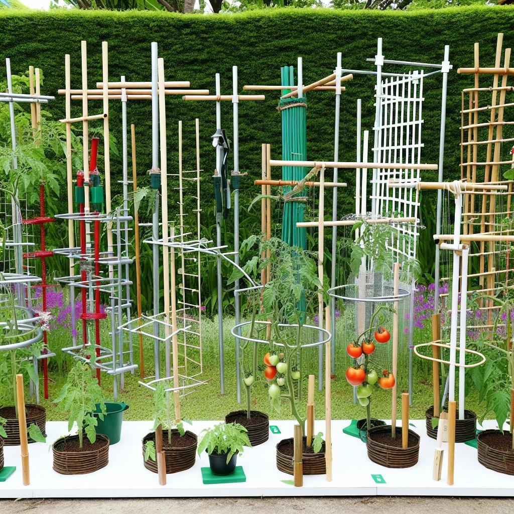 15 ideias de suporte de tomate para o seu jardim