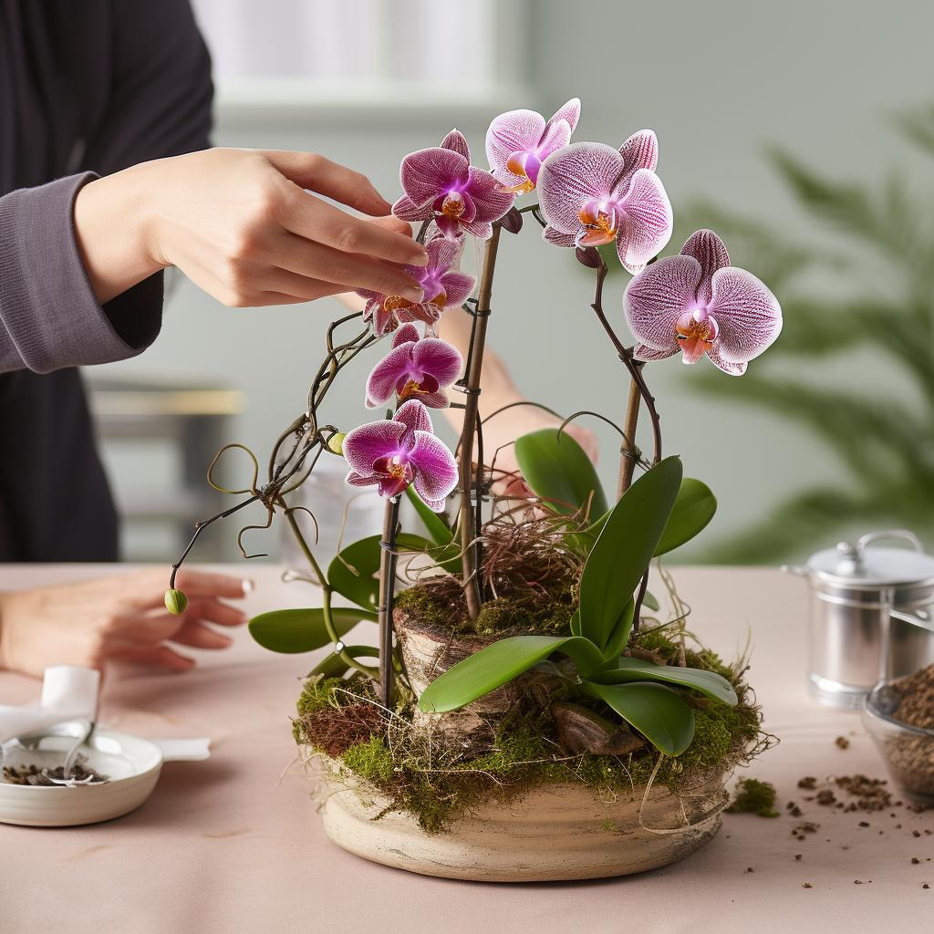 como tirar muda de orquídea