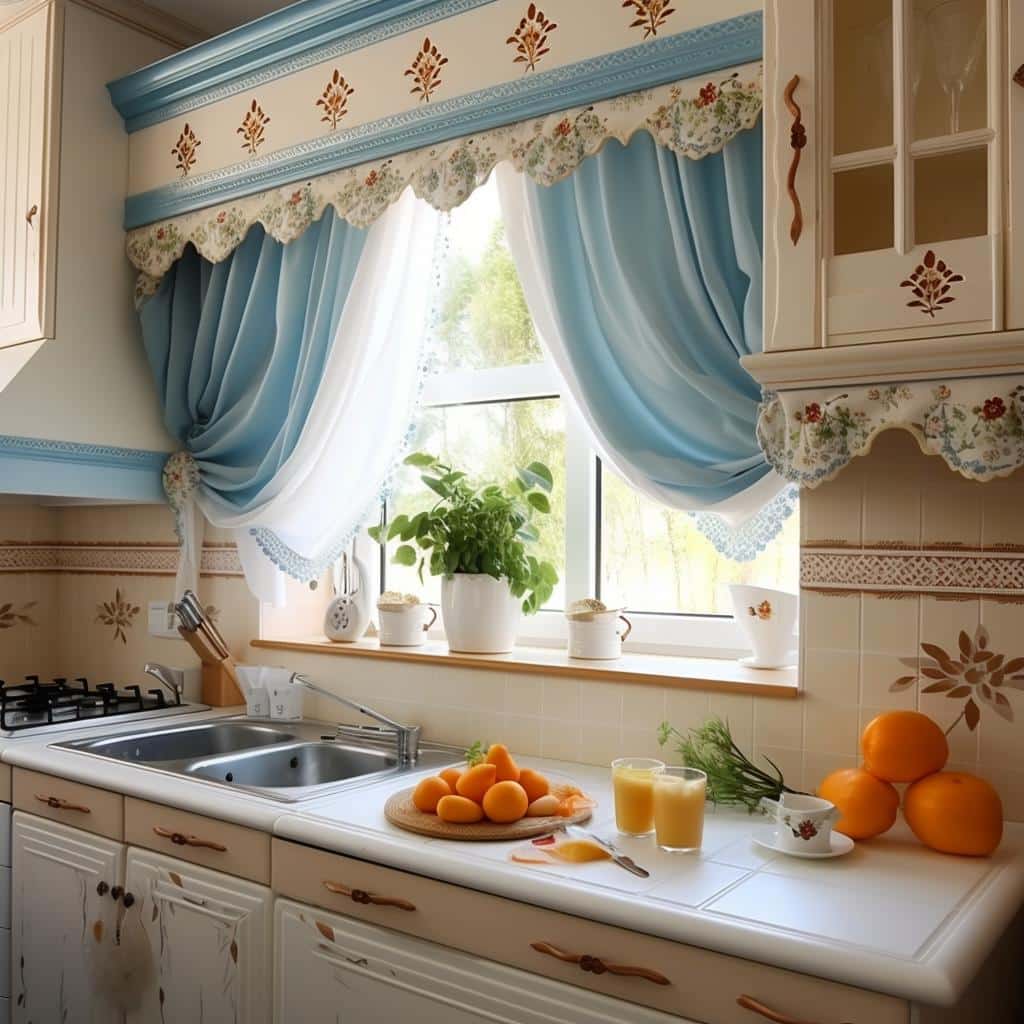Cortina Cozinha: 5 Modelos para Adicionar Charme e Funcionalidade 4 cortina cozinha